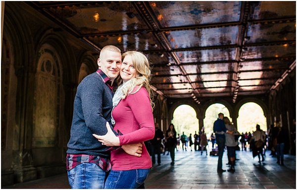 Central Park Engagement New York City Wedding Photographer Bethesda Fountain Boat House NYC by POPography.org_381