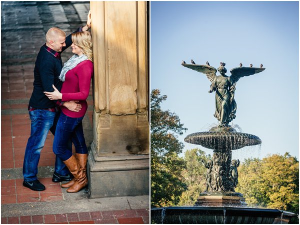 Central Park Engagement New York City Wedding Photographer Bethesda Fountain Boat House NYC by POPography.org_386