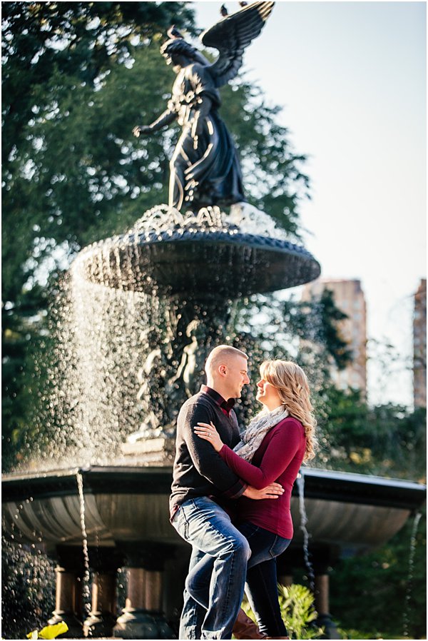 Central Park Engagement New York City Wedding Photographer Bethesda Fountain Boat House NYC by POPography.org_389