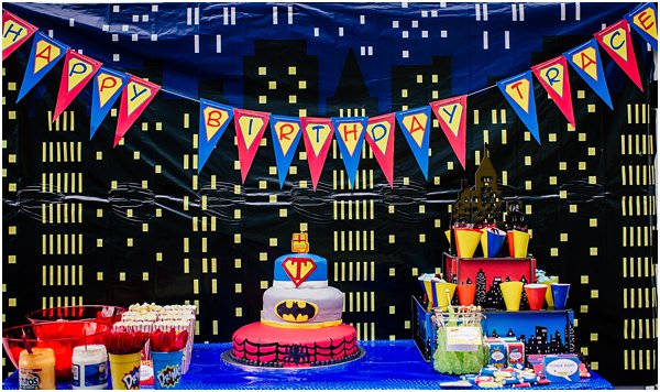 Super Hero Birthday Party Superman Batman Spiderman Captain America byPOPography.org_166