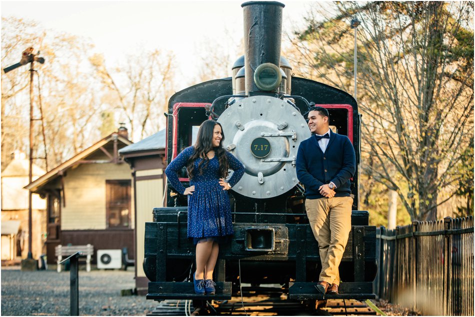 Allaire State Park New Jersey Engagement Photographer Vintage Car Train Inspired by POPography.org_0607