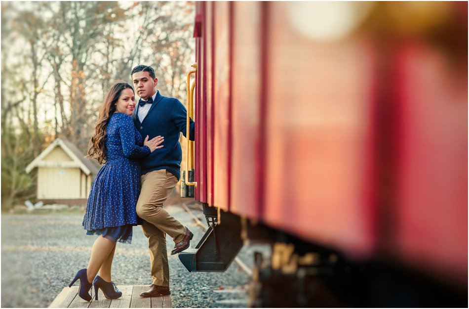 Allaire State Park New Jersey Engagement Photographer Vintage Car Train Inspired by POPography.org_0611