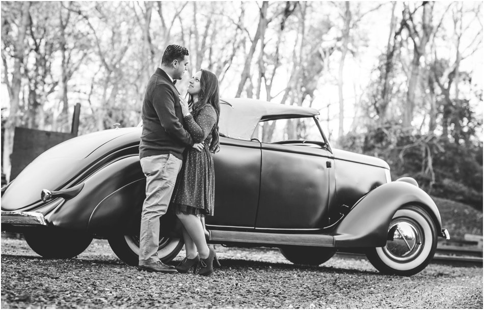 Allaire State Park New Jersey Engagement Photographer Vintage Car Train Inspired by POPography.org_0613