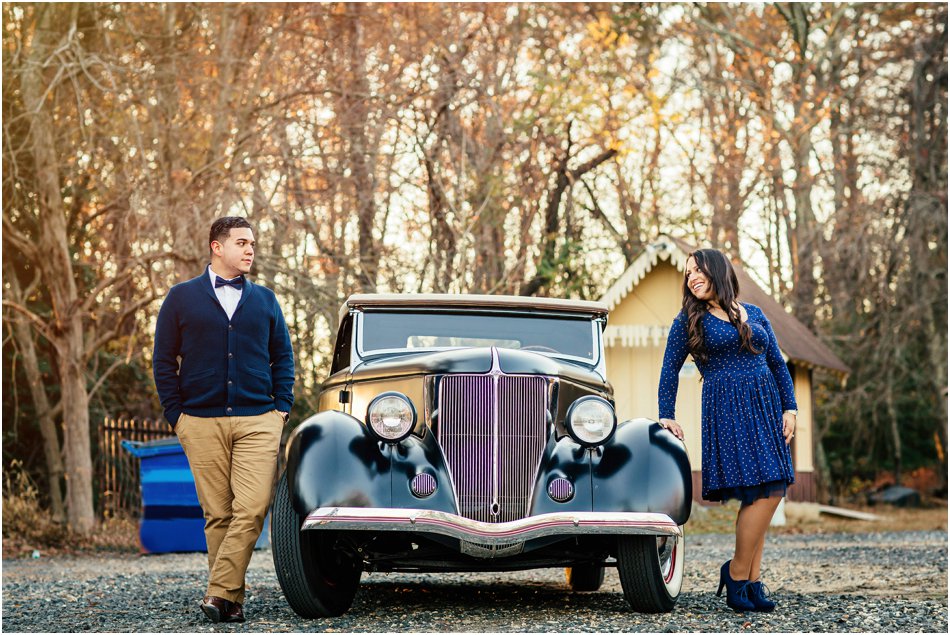 Allaire State Park New Jersey Engagement Photographer Vintage Car Train Inspired by POPography.org_0616