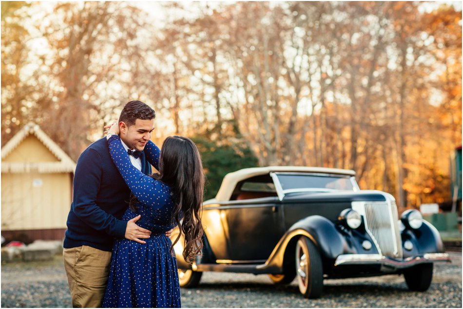 Allaire State Park New Jersey Engagement Photographer Vintage Car Train Inspired by POPography.org_0618