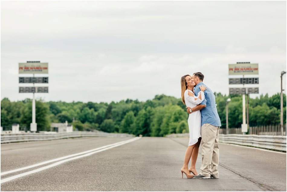 Englishtown Raceway Engagement New Jersey Wedding Photographer Racecar engagement by Popography_5294