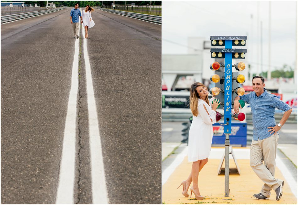 Englishtown Raceway Engagement New Jersey Wedding Photographer Racecar engagement by Popography_5295